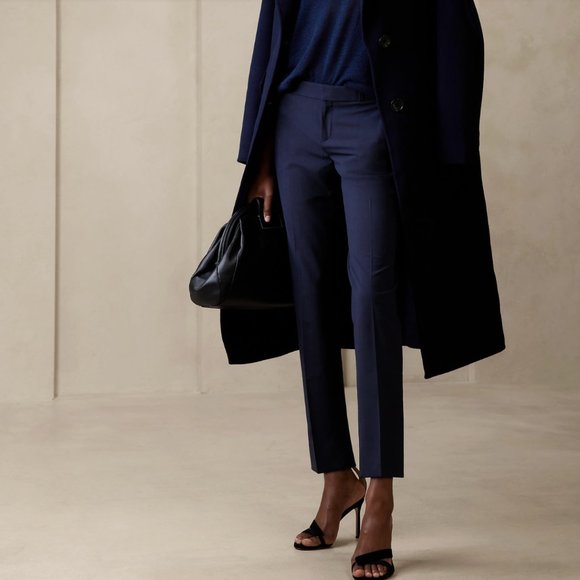 Banana Republic Navy Blue Ryan Pants - Picture 1 of 4